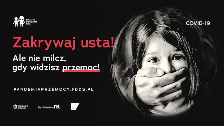 "Zakrywaj usta, ale nie milcz, gdy widzisz przemoc". Nowa kampania przeciw przemocy wobec dzieci