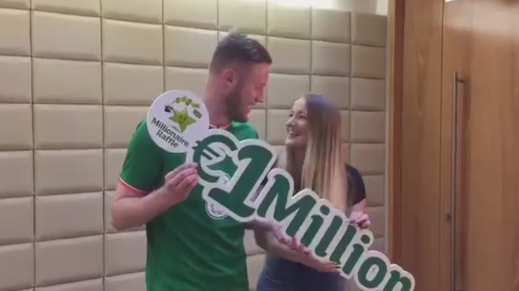 Irlandzki piłkarz wygrał milion euro... na loterii