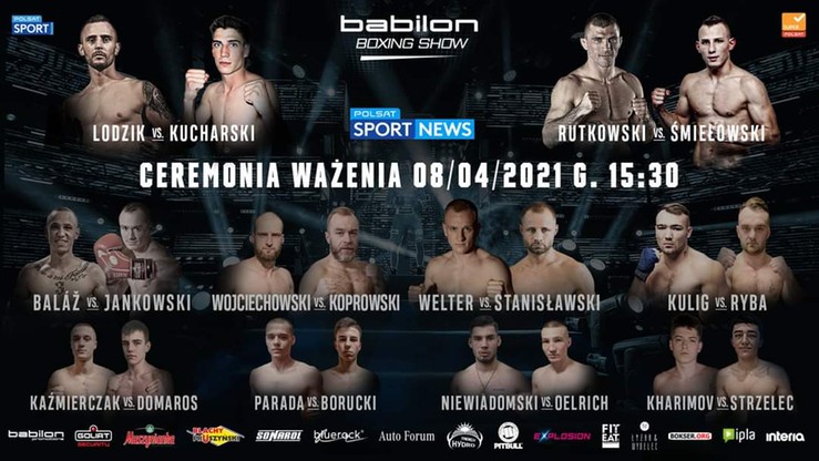 Babilon Boxing Show: Ceremonia ważenia. Transmisja w Polsacie Sport News i na Polsatsport.pl