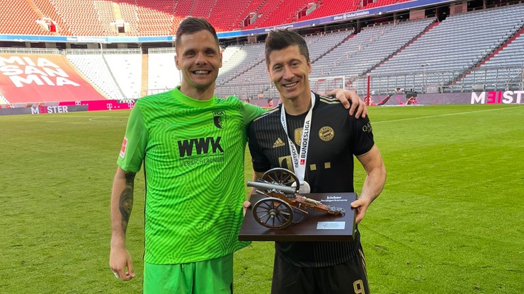 Rafał Gikiewicz pogratulował Robertowi Lewandowskiemu. "Jesteś legendą"